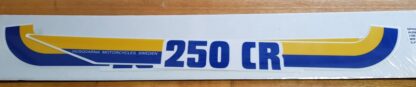 Dekaler sidopanel 250 CR 1983