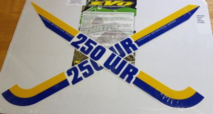 Dekaler sidopanel 250 WR 1983