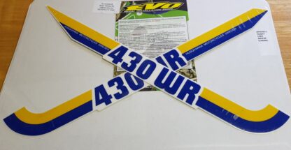 Dekaler sidopanel 430 WR 1983