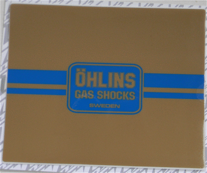 Dekal Öhlins guld enkeldämpare