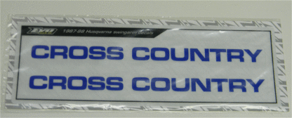 Svingdekal Cross Country 87-88