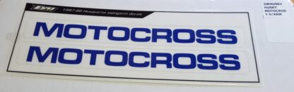 Svingdekal Motocross 87-88
